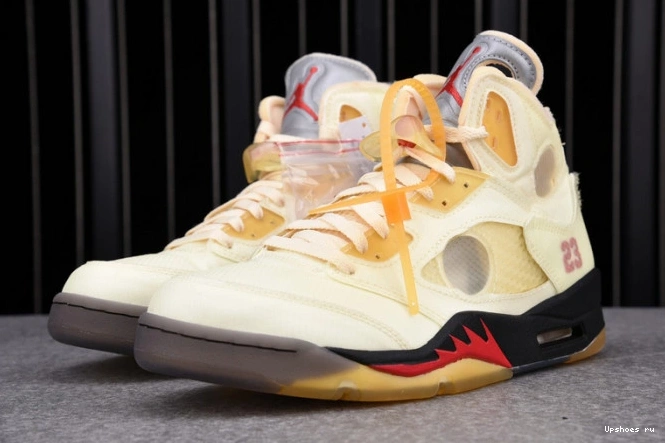 O-W Retro AIR Sail DH8565-100 Jordan 5 0728